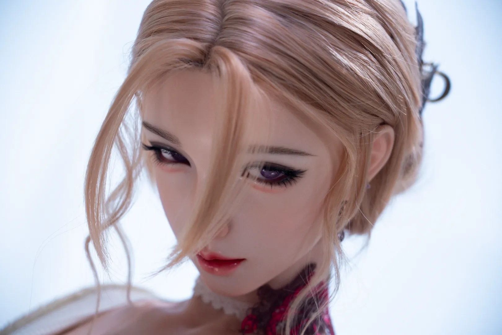 162cm (5ft4) E cup real skin texture silicone Sex Doll Enshio, ROS Head 126B
